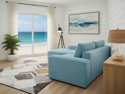 Hoekbank L-vorm Nolio XL – Luxe Chenille met 3D-Effect – 4-zits – 315x250 cm – grijis – Bellavero