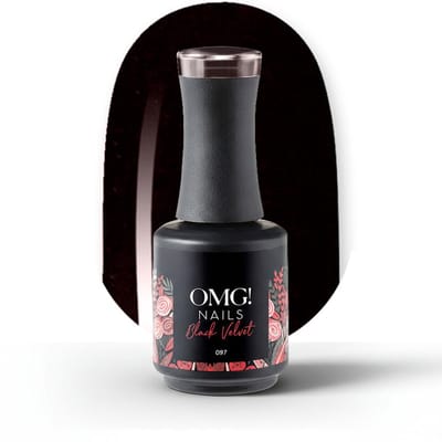 Limea Gellak 097 Black Velvet 15ml - Gel nagellak - Zwarte Gel lak - OMG nails