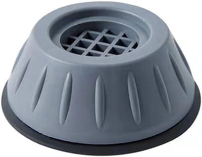 Anti Vibratie Voeten - Rubberen Mat - Stabiel Houden - Geluidsdempend - 8cm Diameter - Grijs