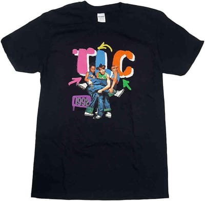 TLC - Kicking Group Heren T-shirt - S - Zwart