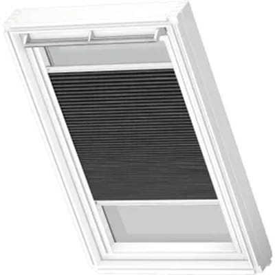 Velux Manueel Verduisterend Plisségordijn Fhc M08 1047swl Steenkool White Line