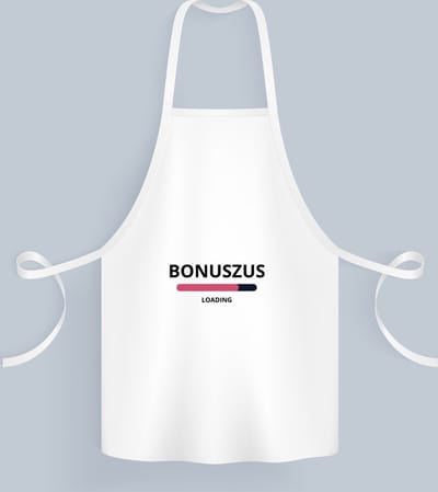 Akyol - bonuszus loading Keukenschort - Zus - ochtendkoffie laden - verjaardagscadeau - verjaardag - cadeau - cadeautje voor zus - zus artikelen - kado - geschenk - gift - 82 bij 71 cm