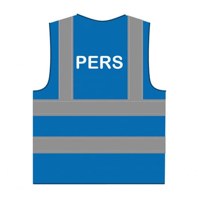 Pers hesje RWS koningsblauw