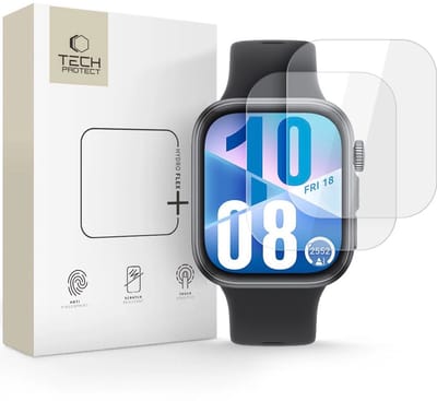 Tech-Protect Hofi Hydro Flex+ 2-pack Hydrogel Film for Huawei Watch Fit 3 / 4 - Transparent