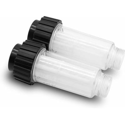 Dit pakket bevat een cartridge-waterfilter geschikt voor Kärcher G3/4 hogedrukreinigers. Het bevat ook filters geschikt voor Kärcher hogedrukreinigers (niet-originele onderdelen).