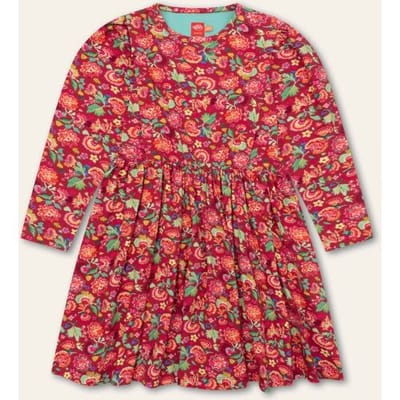 Oilily Dreamz Jurk- maat104/4yr Persian Rood
