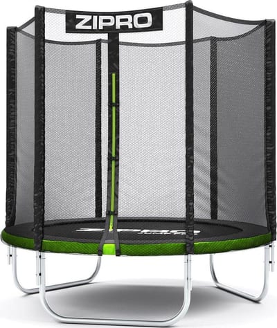Viking Sports Trampoline met Veiligheidsnet - Ø 140 cm - Groen & Zwart - Max. 25 kg