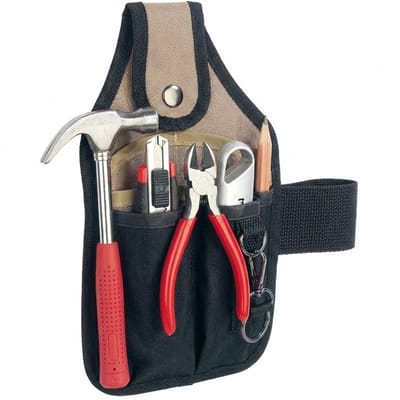 Lomera Gereedschapshouder Riem - Gereedschapshouder voor Riem - Gereedschapshouder Broekriem - Gereedschapshouder - Gereedschapsriem - Gereedschapsgordel - Gereedschapsriem met Hamerhouder - Gereedschapsgordel met Hamerhouder