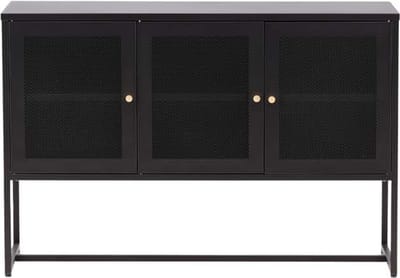 Malla dressoir 3 deuren zwart.