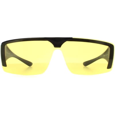 INVU Rechthoek Unisex Mat Zwart Hooggeel E2700