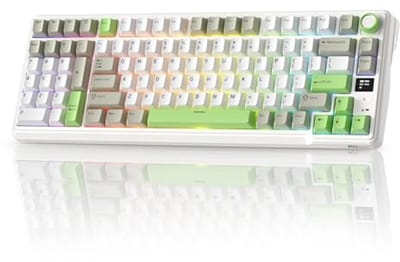 Draadloos mechanisch toetsenbord met linkshandige Numpad en Hot Swappable Knop