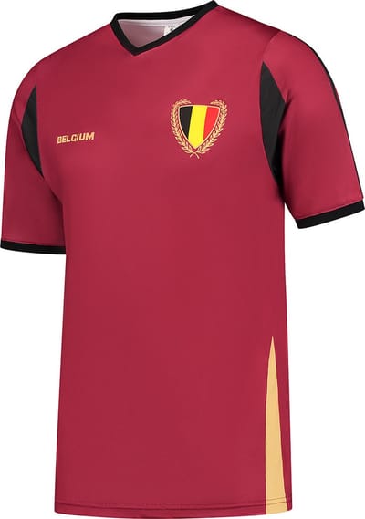 Belgie Voetbalshirt Thuis - 2024-2026 - Voetbalshirts Kinderen - Jongens en Meisjes - Sportshirts - Volwassenen - Heren en Dames - Maat 128