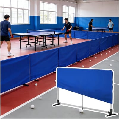 Tafeltennis Barrière - Tafeltennis Hek - Balcontrole - Opvouwbaar Ontwerp - 200x100cm - Zwart