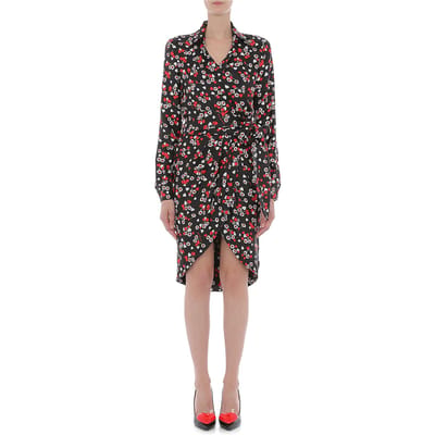Moschino Dress Black Black Maat: 40 | Midi Jurken Outlet | Dames | Zwart
