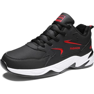 Schoenen Heren Plus Maat Rundspees Zool Casual Sneaker Vier Seizoenen Drie Optionele Mode Herenschoenen Sneaker 47 black