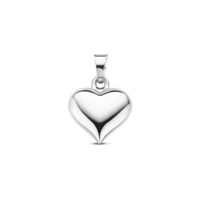 Witgouden Hanger hartje 4105599
