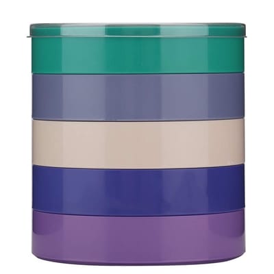 Dailygoods- Horloge-onderdelencontainer 5-laags - Opbergdoos voor Kleine Voorwerpen - Georganiseerde Opslag - Duurzaam Kunststof - Ideaal voor Sieraden - Gemakkelijke Identificatie