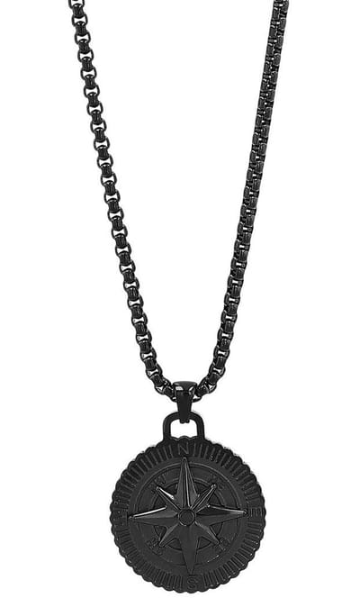 AKZENT Akzent herenketting met hanger Cachalot, duurzaam