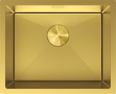 Mexen Trixo stalen spoelbak 1-komorig 540 x 440 , goud - 6414541000-55
