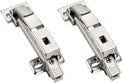 Clip-On Soft Close Scharnieren met Hydraulische Demper voor Keukenkastdeuren - Automatische Demping, Eenvoudige Montage, 2 Stuks