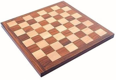 Houten Schaakbord - Strategie Spel - Toernooi Spelen - Handgemaakt Kwaliteit - 5.7cm Velden - Bruin