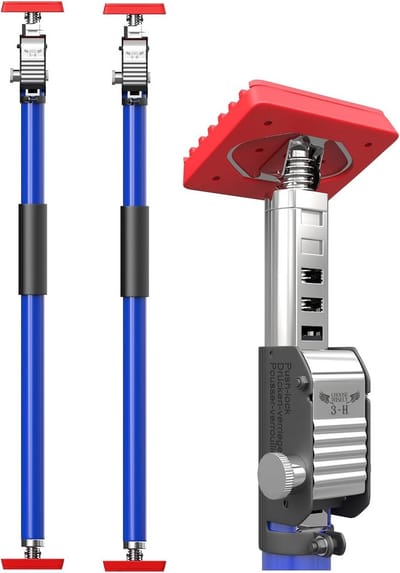 Verstelbare Telescoopstangen Set van 2 voor Montage en Ondersteuning (75-133 cm)