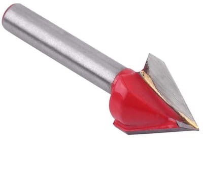 Dailygoody - V-groeffrees - Houtbewerking - 6mm Schacht - Snijgereedschap - Precisie Graveren - Belettering en Tekeningen