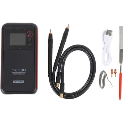Soudeuse par points à batterie Machine à souder portable avec écran LCD Double impulsion et soudure par points cuivre