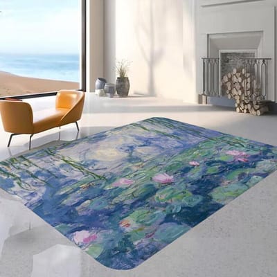 Retro Runner Vloerkleed Stijlvol Klein Fris Bloemendruk Slaapkamer Nachtkastje Tapijt Opvouwbaar Machine Wasbaar Antislip Gang Tapijten Tapis 40x60cm gray