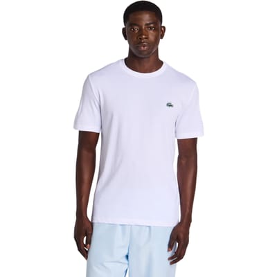 Lacoste Small Croc T-shirts Heren - Wit - Maat M