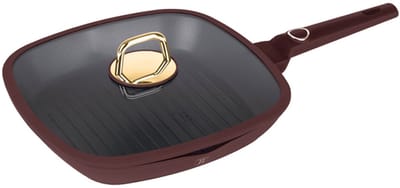 Berlinger Haus 8037 - Grillpan met deksel - 28 cm - Leonardo Collection