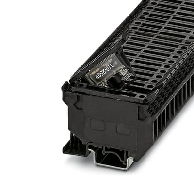 Phoenix Contact 3004142 Zekering-serieklem 8.2 mm Schroeven Zwart 50 stuk(s)