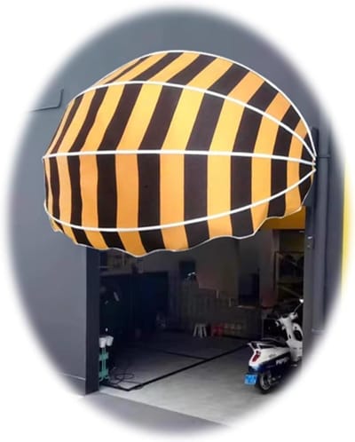 Intrekbare Luifel - Zonnescherm Deur - Buiten Bescherming - Gegalvaniseerd Frame - 120 cm - Kleur 2