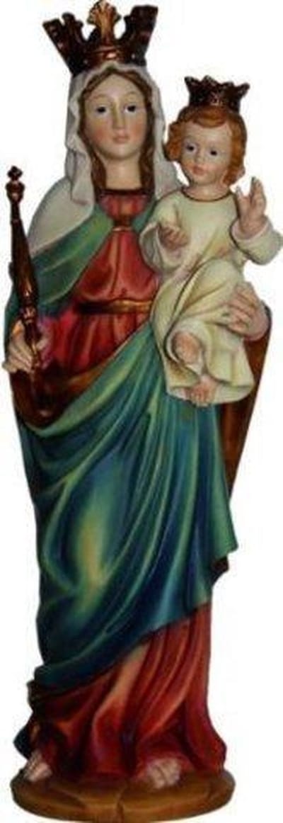 Beeld Maria met kind.