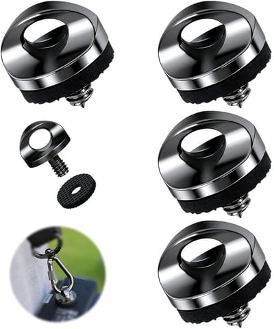 4 Stuks Camera Strap Schroeven, 1/4 Inch Adapter, D-Ring Bevestiging, Ideaal voor Statief en Camera Accessoires