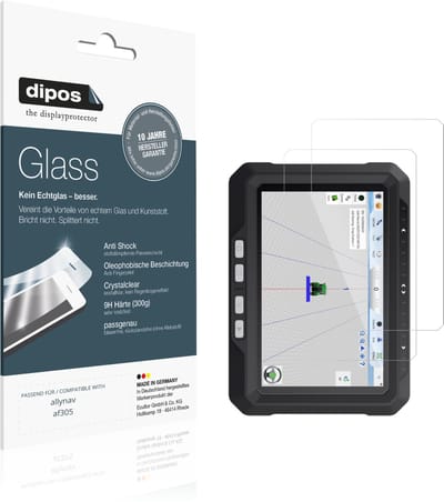 dipos – 2x Pantserfolie geschikt voor Allynav AF305 | 9H Screenprotector