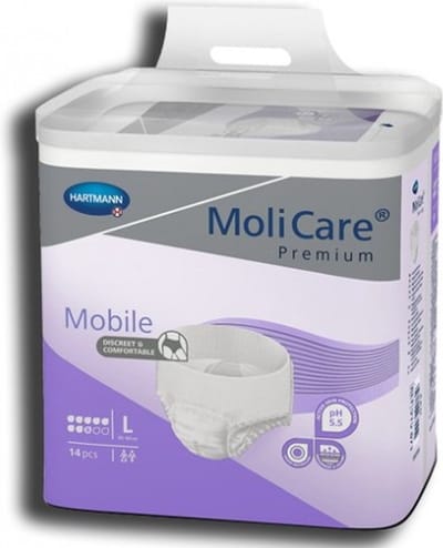 Hartmann MoliCare Premium Mobile 8 druppels Large - Karton van 56 incontinentieslips