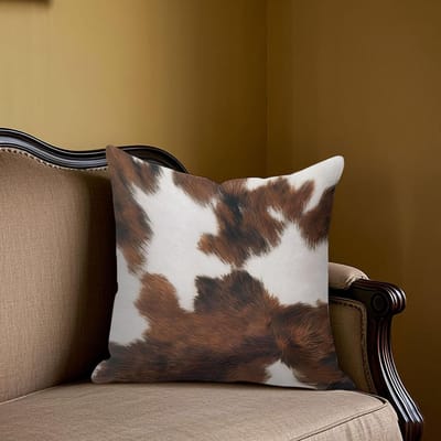 Vintage Koeienhuid Textuur Patroon vierkant Jacquard Kussenhoes voor Bank Kantoor Taille Kussenhoes Huis Decoratieve Kussensloop 40x40cm