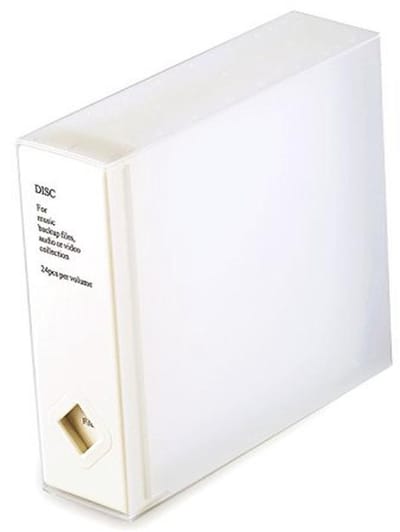 Grote CD/DVD-opbergdoos - Ruimtebesparende Organizer voor 24 Schijven, Perfect voor Auto, Kantoor en Thuis