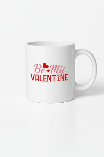 Be My Valentine Mok - Romantisch Valentijnscadeau - Keramische Koffiemok met Liefdesboodschap