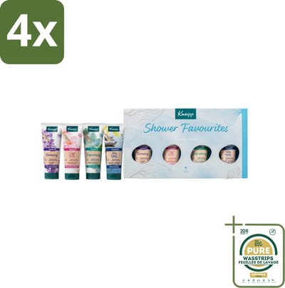 Kneipp – Shower Favourites – Luxe Geschenkset - Voordeelverpakking - 4 stuks - Verzorgende douche - Ontspanning
