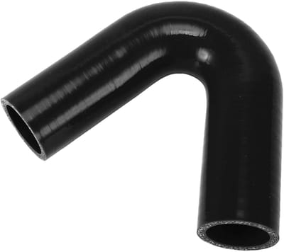 Dailygoody - Auto Koelslang - Silicone Slang - Hoge Temperatuurweerstand - Zwart - Universele Toepassing - Duurzaam - 135 Graden