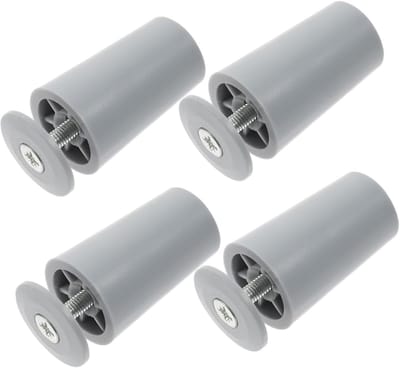 Raamluik Stoppers - Bevestigingsmiddelen Buffer - Raambekleding Fixeren - Eenvoudige Installatie - 6x25 cm - Lichtgrijs