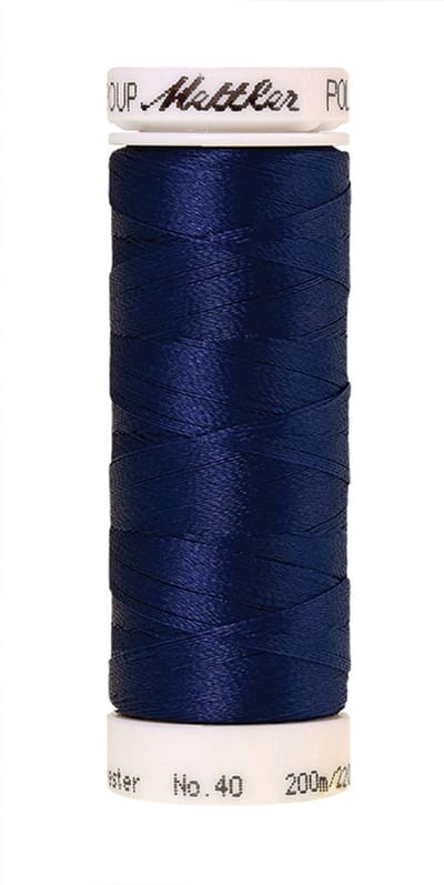 Mettler borduurgaren - Blauw - Nr 3323 - Polysheen - 200 meter