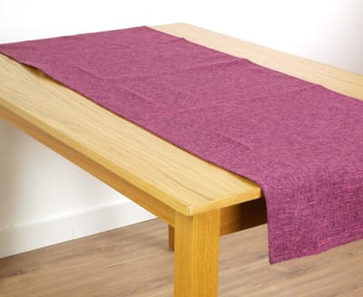 Tafelloper Pichler Harris FU - 50 x 140 cm - Fuchsia / Roze gemêleerd