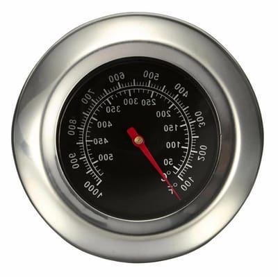 Nauwkeurige Oven- en Grillthermometer van RVS voor Keuken en Buiten, Temperatuurbereik 50 °C - 500 °C, Ideaal voor BBQ en Koken