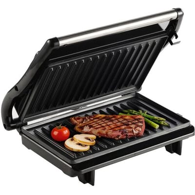 ochama Kleine Biefstukgrill, Sandwichmaker, Panini Persgrill, 800W Indoor Elektrische Grill, Elektrische Barbecue, Huishoudelijke Elektrische