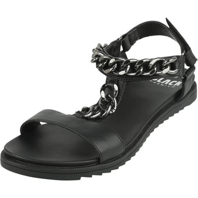 Black Premium by EMP Sandaal - Sandaaltjes met kettingen - EU37 tot EU41 - voor Vrouwen - zwart