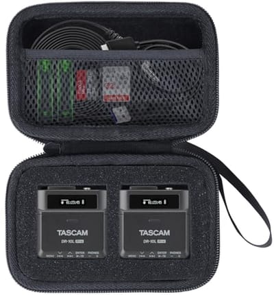 Harde beschermhoes etui voor digitale audiorecorder Tascam DR-10L en DR-10L Pro