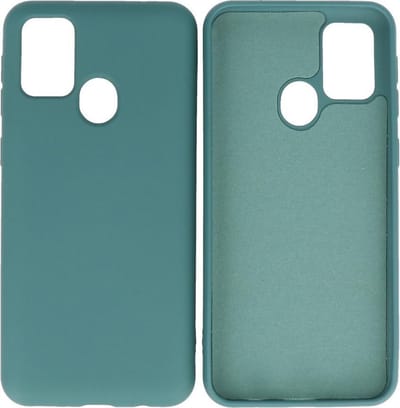 Bestcases 2.0mm Dikke Fashion Telefoonhoesje - Samsung Galaxy M21 Hoesje - Samsung Galaxy M21 Case - Galaxy M21 Backcover - Donekr Groen